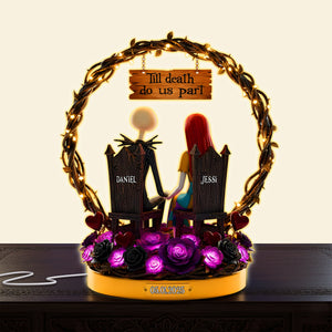 Dark Romance Couple Light Box - Personalized Gift For Couples 04TOLU101125