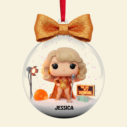 Sparkling Stage Ornament - Personalized Christmas Gifts For Music Lovers 05PGLU090925