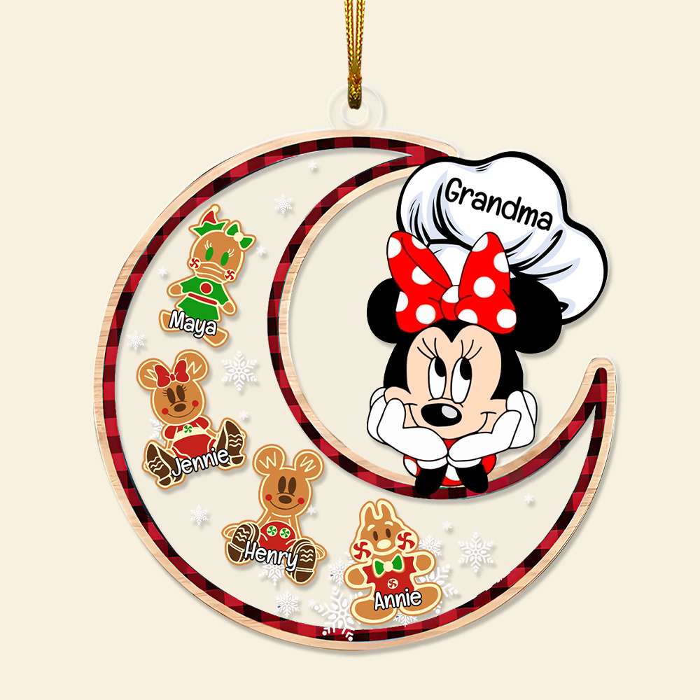 Personalized Gifts For Grandma, Christmas Shaker Ornament 04TOLU171024 - Ornament - GoDuckee