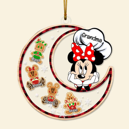Personalized Gifts For Grandma, Christmas Shaker Ornament 04TOLU171024 - Ornament - GoDuckee