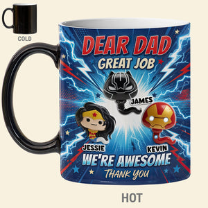 Powerful Dad Magic Coffee Mug - Personalized Gifts For Dads 03HUTA190526