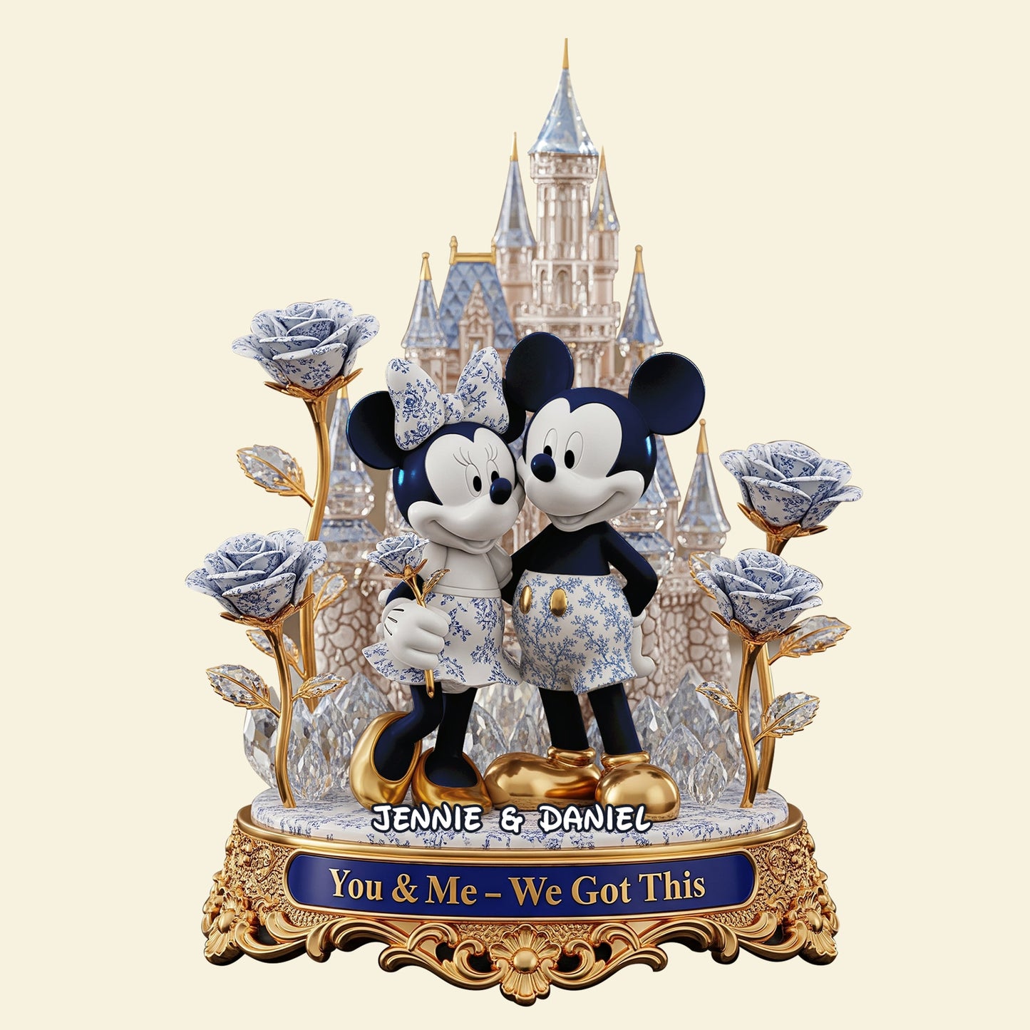 Castle Of Love Ornament - Personalized Christmas Gifts For Couples 04PGLU190925