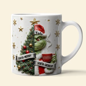 Personalized Annoyed Merry Spirit Mug 05QHLU201125