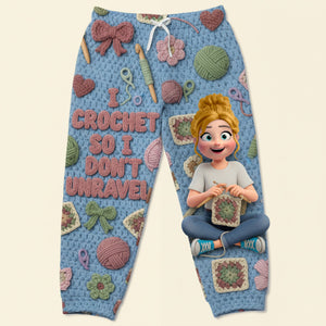 Crochet Girl Pajama Pants - Personalized Gifts For Crochet Lovers 06nalu171225