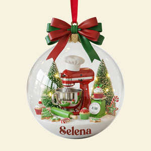 Stand Mixer Ornament - Personalized Christmas Gifts For Bakers 06PGLU260925 - Ornament - GoDuckee