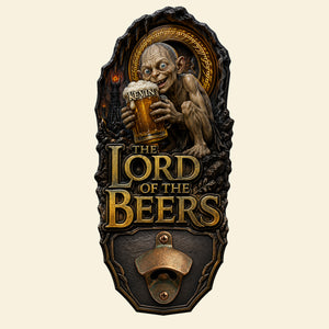 Dark Fantasy Wooden Wall Hanging Bottle Opener - Personalized Gifts 01nata210726