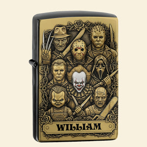 Terrifying Faces Movie Lighter - Personalized Gift For Horror Fans 03OHLU190825