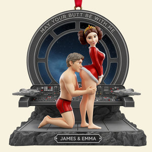 Naughty Couple Ornament - Personalized Gifts For Couple 05ohlu041125