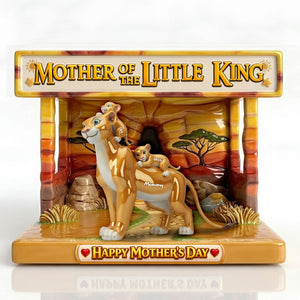 Predator Mom And Cubs Acrylic Plaque - Personalized Gifts For Mother's Day Plaque 02QHLU150426