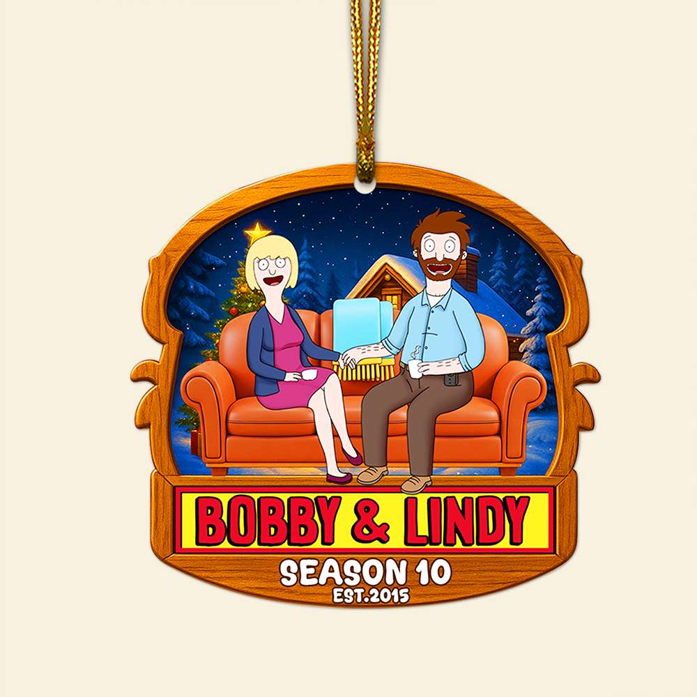 Griddle Love Couple Christmas Ornament - Personalized Anniversary Gifts For Couple 06OHLU130825PA