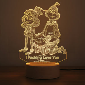 Funny Couple LED Light Personalized Gifts For Couple 10TGLU151125