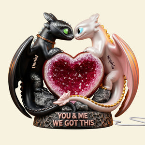 Heartflow Together Acrylic Light Box - Personalized Gift For Couples 05PGLU271125
