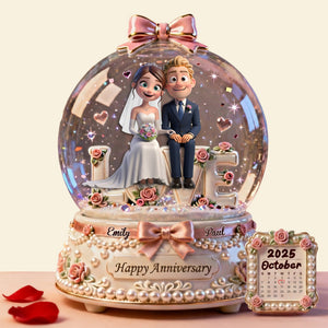 Romantic Wedding Couple Acrylic Plaque - Personalized Gifts For Couples 06TGLU220126
