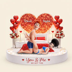 Sassy Couple Acrylic Light Box - Personalized Gift For Couples 02OHLU110226