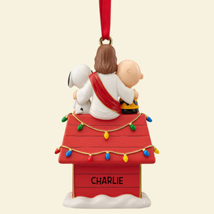 In Jesus Christ Arms Acrylic Ornament - Personalized Gifts For Christians 04QHLU211025