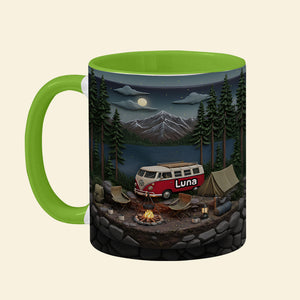 Camping Coffee Accent Mug - Personalized Gifts For Camping Lovers 02kita080126