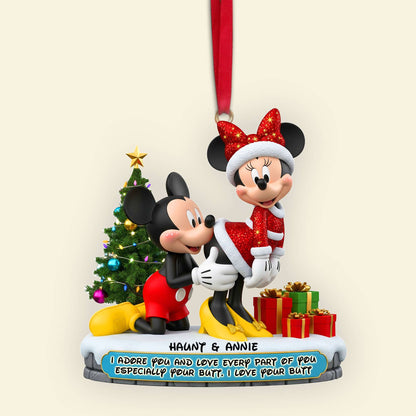Couple Ornament - Personalized Gifts For Couple Christmas Ornament 06OHLU120925