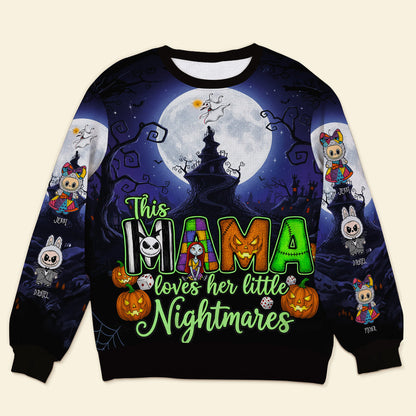 Mother's Of Little Nightmares Ugly Sweater - Personalized Gifts For Mom 01HULU300825