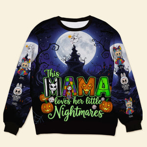 Mother's Of Little Nightmares Ugly Sweater - Personalized Gifts For Mom 01HULU300825