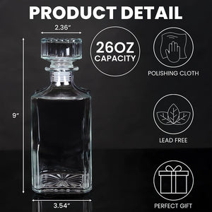 52th Anniversary Magic Game Personalized Gifts For Game Lovers Decanter Set 02kita280226-Homacus