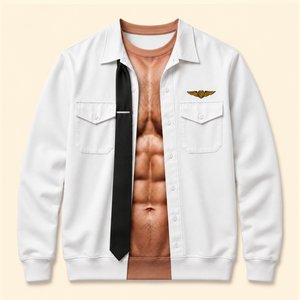 No Gym, Just Pilot Shirt - Personalized Gifts 01hudh170726